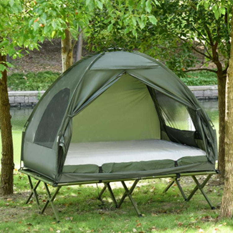 アウトドアコットテント キャンプ用 二人用 厚手 防水 釣り 多用途 0001-camptent