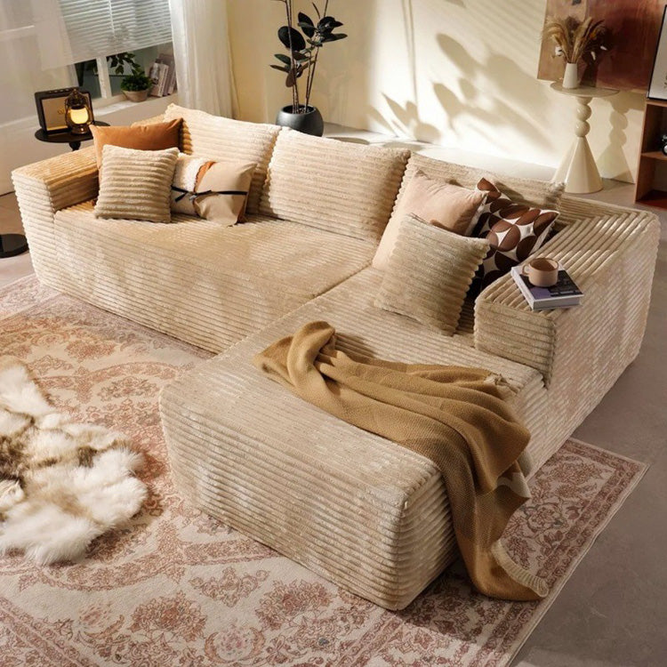 雲朵風シェーズロングソファ ベッド兼用 カバー取り外し可能 0002-sofa