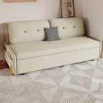 シリコンフィル使用!快適な座り心地の多層板製ソファー - 綿麻カバーのオシャレなデザイン fsx-5128