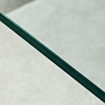 スタイリッシュな強化ガラス製ティーテーブル - モダンなリビングに最適なインテリアアイテム! bd-4565