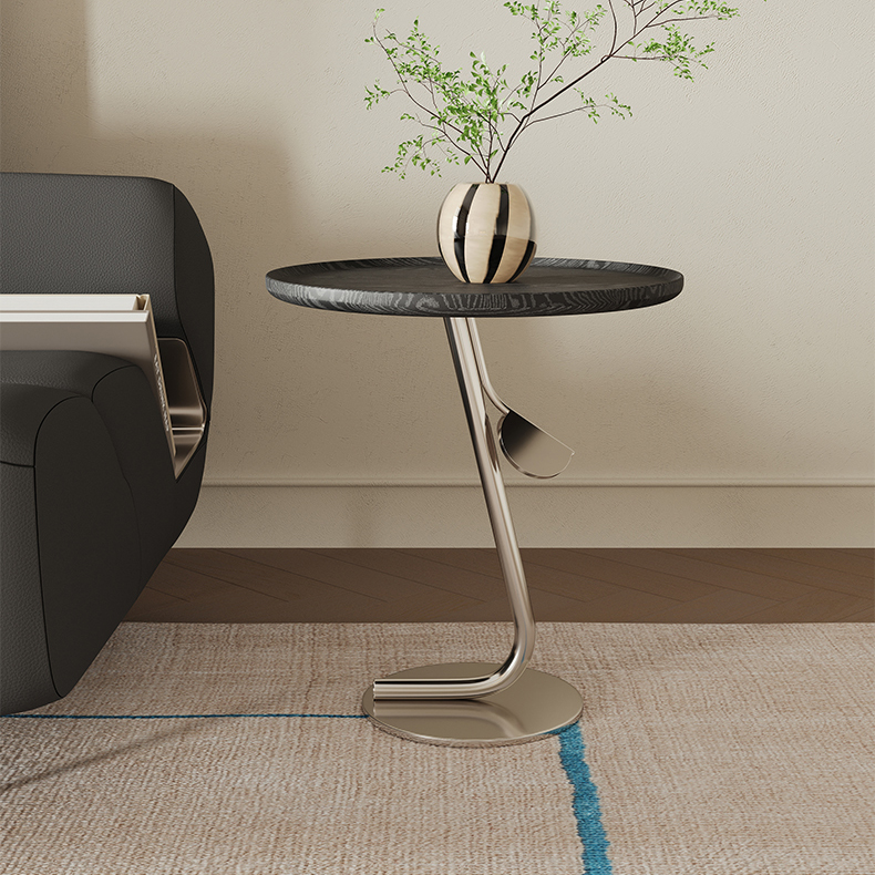 アッシュ材×ステンレスのスタイリッシュセンターテーブル - モダンデザインのリビングに最適 fif-4531