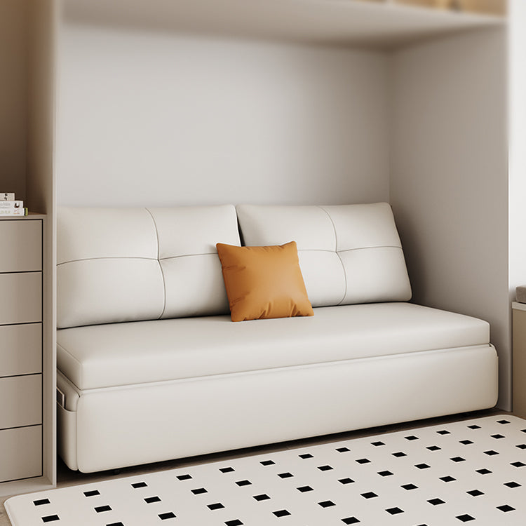 高級シリコンフィル使用?多層板構造のエアレザーソファー - 快適な座り心地でスタイリッシュなリビング空間を演出! fsx-5129