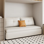 高級シリコンフィル使用?多層板構造のエアレザーソファー - 快適な座り心地でスタイリッシュなリビング空間を演出! fsx-5129