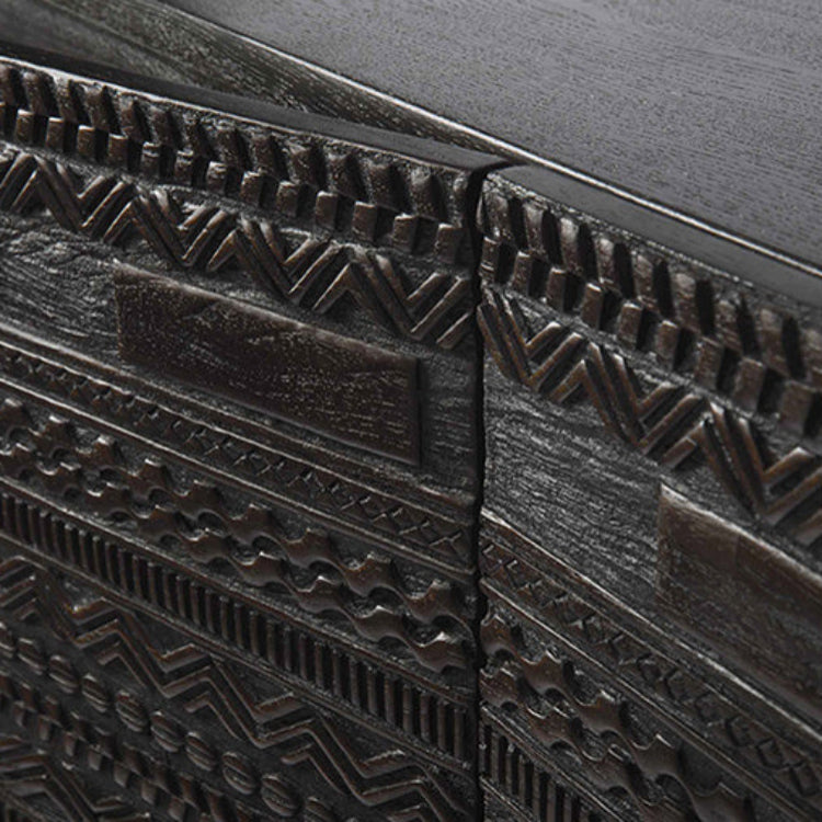 高級チーク製キャビネット - おしゃれで機能的な収納ソリューション hsxz-2190