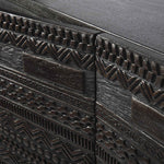 高級チーク製キャビネット - おしゃれで機能的な収納ソリューション hsxz-2190