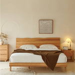 アッシュ材ナイトテーブル | モダンデザインでおしゃれな寝室インテリア hjhms-1053