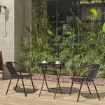 ガーデンテーブル ガーデニング バルコニー 外用テーブル ベランダ おしゃれ スタッキング コンパクト アウトドア 丸型 テラス zy-268