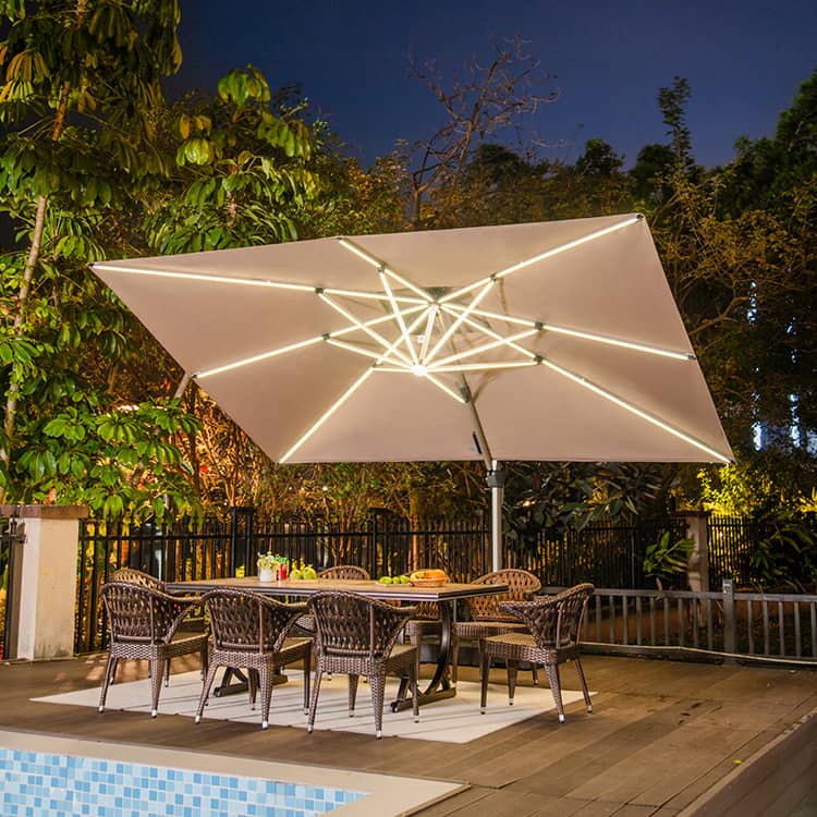 パラソル ベース付き ガーデンパラソルセット 日よけ ガーデンパラソル パラソル 日傘 アウトドア zy-025-2