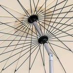 パラソル パラソルセット ガーデンパラソル おしゃれ ベース付き アルミ製 日傘 日よけ アウトドア zy-52