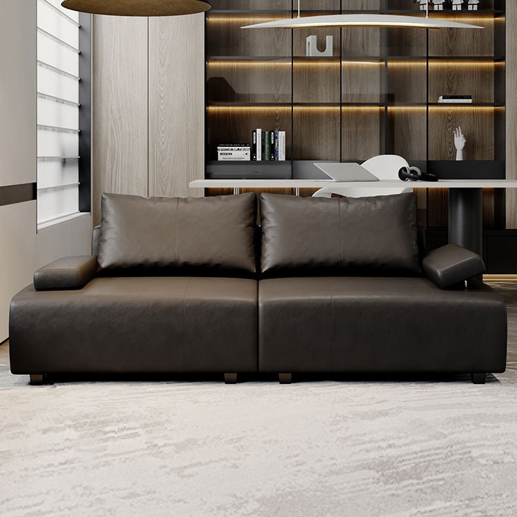 高品質 ソファー 木製フレーム&MDF 多機能合皮フェイクレザーソファ fsmy-399