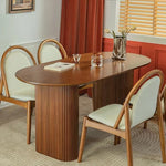 パイン材質のモダンなダイニングテーブル - 高級デザインテーブル hsg-1973