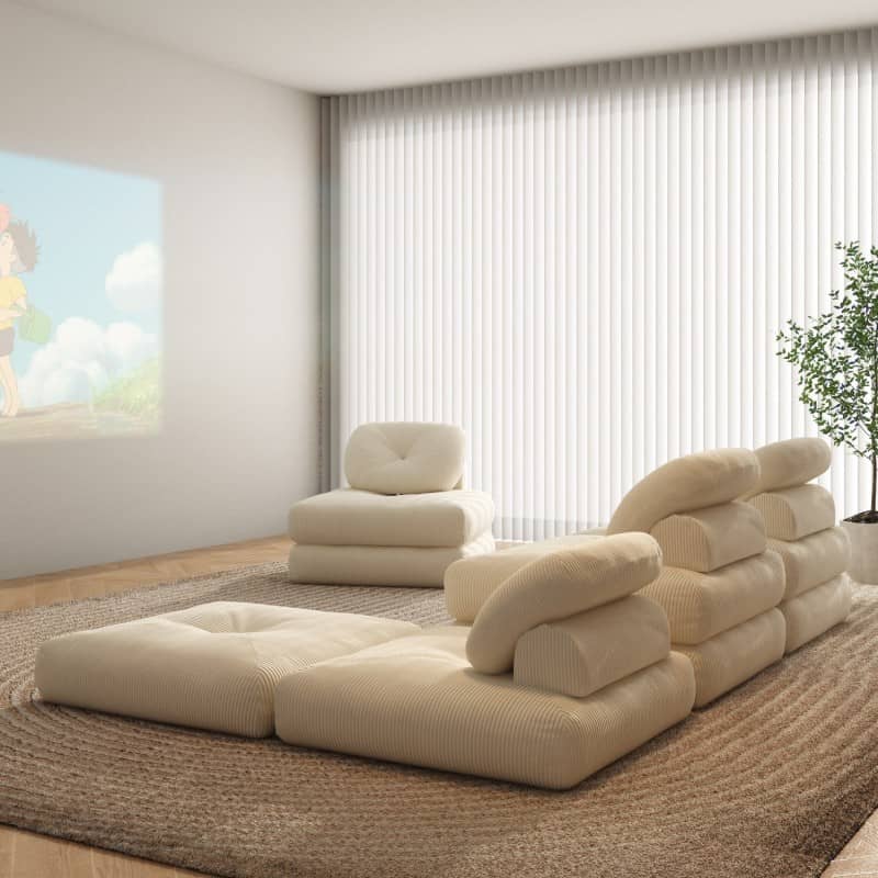 モダンデザインのコンビネーションソファー|快適なリビング空間を演出 fhw-2095