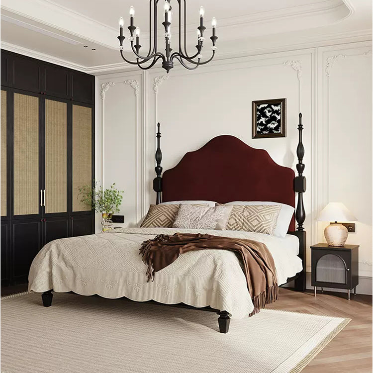 高品質ケヤキ?パイン多層板製ベッド - シンプルデザインで快適な眠りを実現 hsxz-2161