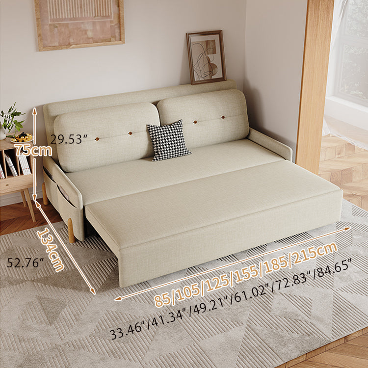 シリコンフィル使用!快適な座り心地の多層板製ソファー - 綿麻カバーのオシャレなデザイン fsx-5128