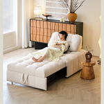 ふんわりクッション 折りたたみソファベッド 1人掛け リビング用 伸縮タイプ リラックス系 コンパクトソファ fms-1844-02