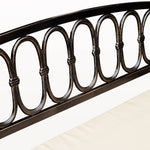 ガーデンベンチ 2人掛け 3人掛け アイアン 肘掛け 背もたれ付き アンティーク調 ガーデンチェア ベンチ コンパクト 長椅子 テラス zy-101