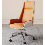 「高級感漂う合成皮革チェア – シリコンフィル&多層板使用 最高級PUレザー」 fmbs-019