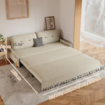 シリコンフィル使用!快適な座り心地の多層板製ソファー - 綿麻カバーのオシャレなデザイン fsx-5128