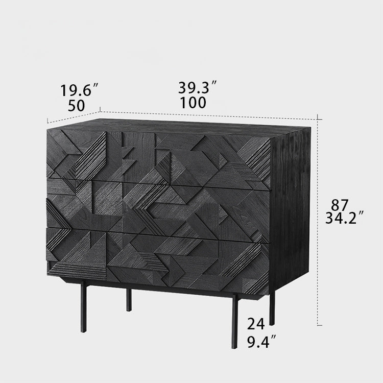 高品質チーク多層板キャビネット - モダンでスタイリッシュな収納ソリューション hsxz-2201