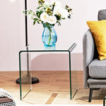 スタイリッシュな強化ガラス製ティーテーブル - モダンなリビングに最適なインテリアアイテム! bd-4565