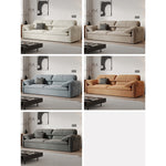 【高級無垢材使用】シリコンフィル&ダウン贅沢ソファー - 至福の座り心地 hyt-1238