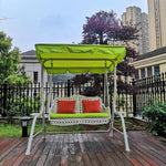 ブランコ スウィングベンチ 椅子 チェア 屋根付き シェード付き クッション付き ベンチ ガーデンファニチャー ガーデン スウィング zy-026