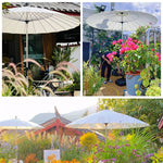 パラソル パラソルセット ガーデンパラソル おしゃれ ベース付き アルミ製 日傘 日よけ アウトドア zy-52