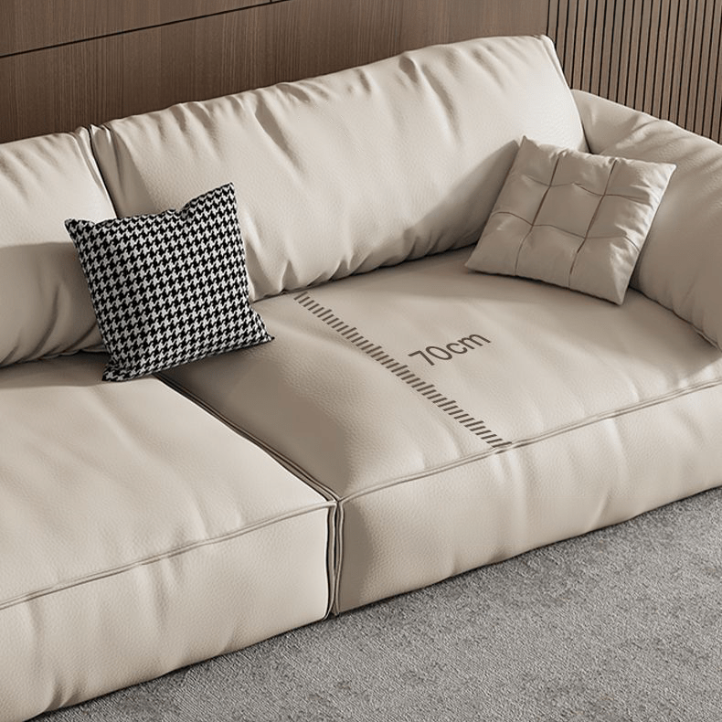 【極上の座り心地】ラグジュアリーソファー パイン材 ダウン&シリコンフィル使用 本革&合成皮革 ラテックスマット付 hxl-1262