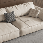 【極上の座り心地】ラグジュアリーソファー パイン材 ダウン&シリコンフィル使用 本革&合成皮革 ラテックスマット付 hxl-1262