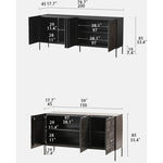 高級チーク製キャビネット - おしゃれで機能的な収納ソリューション hsxz-2190