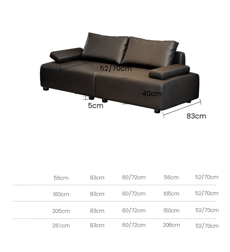 高品質 ソファー 木製フレーム&MDF 多機能合皮フェイクレザーソファ fsmy-399