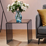 スタイリッシュな強化ガラス製ティーテーブル - モダンなリビングに最適なインテリアアイテム! bd-4565