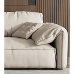 【極上の座り心地】ラグジュアリーソファー パイン材 ダウン&シリコンフィル使用 本革&合成皮革 ラテックスマット付 hxl-1262