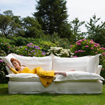 ラグジュアリーソファー パインフレーム ダウン&シリコンフィルクッション 高級綿麻ファブリック Hersa-1646