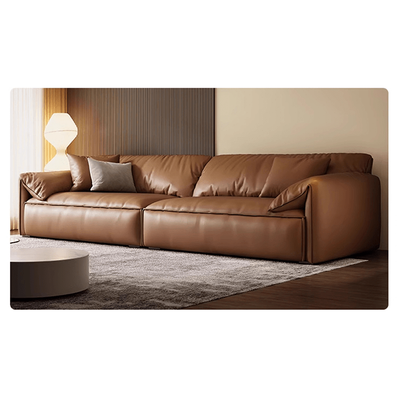 【極上の座り心地】ラグジュアリーソファー パイン材 ダウン&シリコンフィル使用 本革&合成皮革 ラテックスマット付 hxl-1262