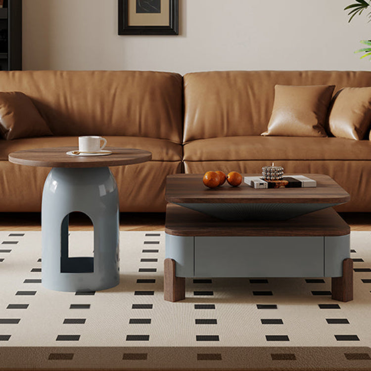 無垢材使用!おしゃれなパインセンターテーブル - モダンデザインと多層板の組み合わせ fxxrj-3164