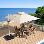 パラソル ガーデンパラソル ベランダ バルコニー ガーデン ベースセット 日よけ 遮光 日傘 おしゃれ ガーデニング zy-56-2