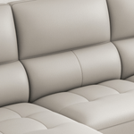 高級本革ラテックスパインソファー | 快適でスタイリッシュな合成皮革リビングソファ hxl-1267