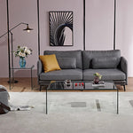 スタイリッシュ強化ガラス製ティーテーブル - モダンなデザインでおしゃれな空間を演出! bd-4561