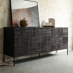 高級チーク製キャビネット - おしゃれで機能的な収納ソリューション hsxz-2190