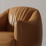 高級合皮製チェア - 無垢材フレーム使用 | モダンデザインで快適な座り心地 flsd-5193