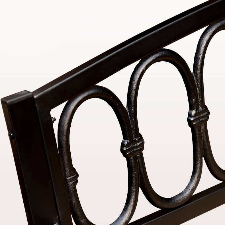 ガーデンベンチ 2人掛け 3人掛け アイアン 肘掛け 背もたれ付き アンティーク調 ガーデンチェア ベンチ コンパクト 長椅子 テラス zy-101