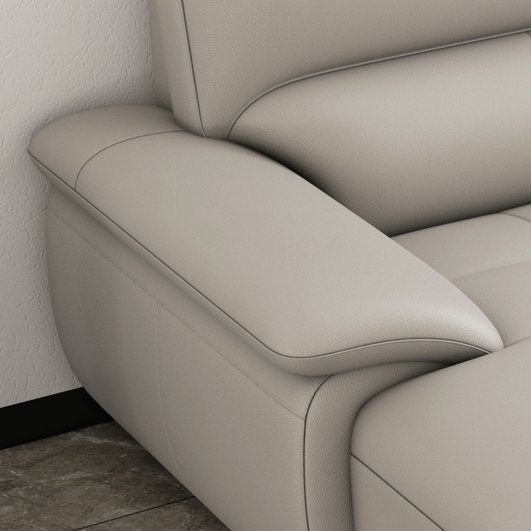 高級本革ラテックスパインソファー | 快適でスタイリッシュな合成皮革リビングソファ hxl-1267