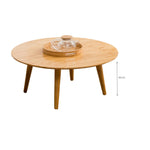 竹製センターテーブル|シンプルでおしゃれなリビングインテリア hsl-17