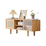 【竹と樹脂とガラスの絶妙ハーモニー】テレビ台の決定版 hsl-80