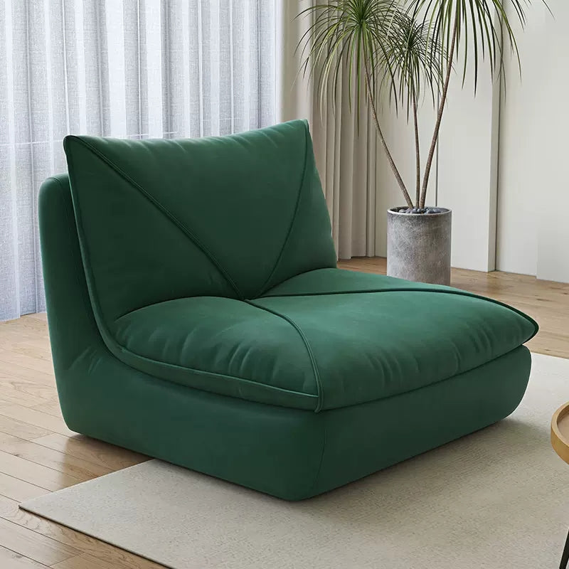 【高級無垢材使用】シリコンフィル&スエード&合皮フェイクレザーソファー - 快適さとスタイルを両立した一台 fkdsm-929