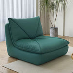 【高級無垢材使用】シリコンフィル&スエード&合皮フェイクレザーソファー - 快適さとスタイルを両立した一台 fkdsm-929