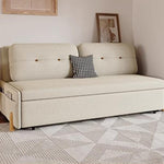 シリコンフィル使用!快適な座り心地の多層板製ソファー - 綿麻カバーのオシャレなデザイン fsx-5128