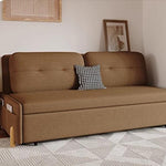 シリコンフィル使用!快適な座り心地の多層板製ソファー - 綿麻カバーのオシャレなデザイン fsx-5128