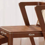 藤編み×無垢材 ティーテーブルセット|実木 茶卓 バルコニー・テラス用 ナチュラルデザイン G3-7231